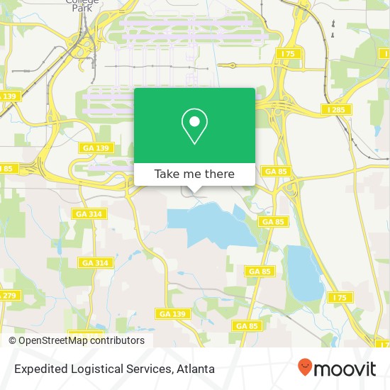 Mapa de Expedited Logistical Services