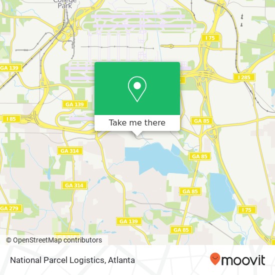 National Parcel Logistics map