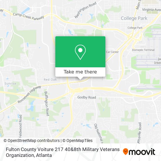 Fulton County Voiture 217 40&8th Military Veterans Organization map