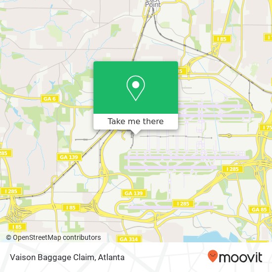 Vaison Baggage Claim map