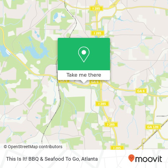 This Is It! BBQ & Seafood To Go map