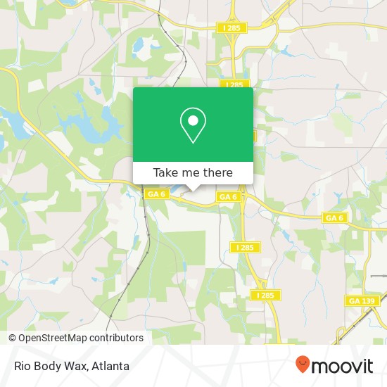 Rio Body Wax map