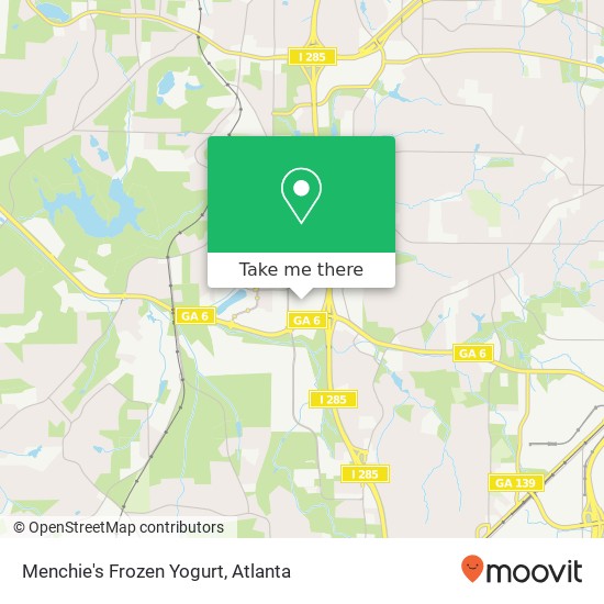 Menchie's Frozen Yogurt map