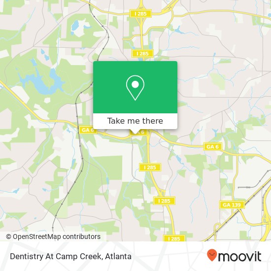 Dentistry At Camp Creek map