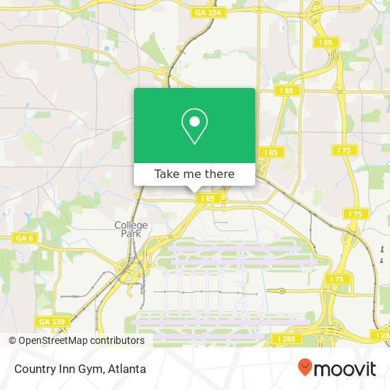 Mapa de Country Inn Gym