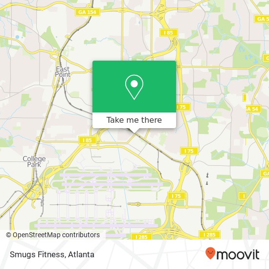 Smugs Fitness map