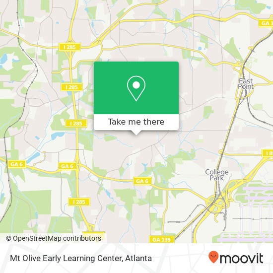 Mt Olive Early Learning Center map