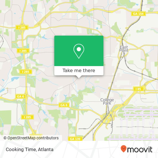 Cooking Time map