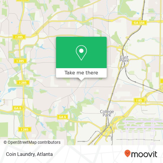 Mapa de Coin Laundry