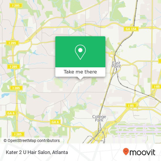 Kater 2 U Hair Salon map