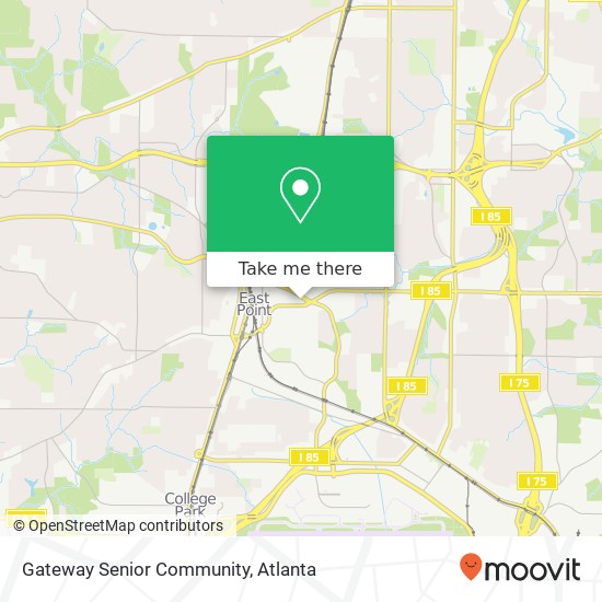 Gateway Senior Community map