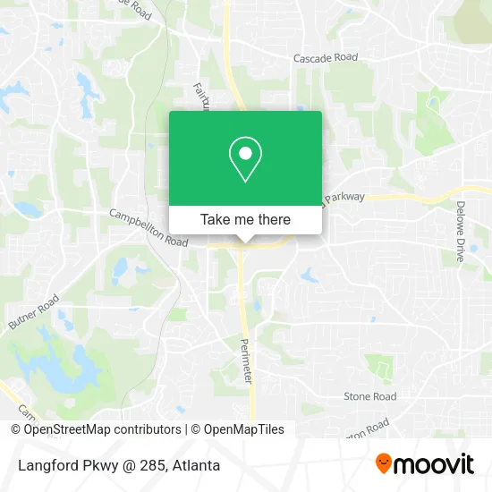 Langford Pkwy @ 285 map