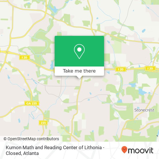 Kumon Math and Reading Center of Lithonia - Closed map