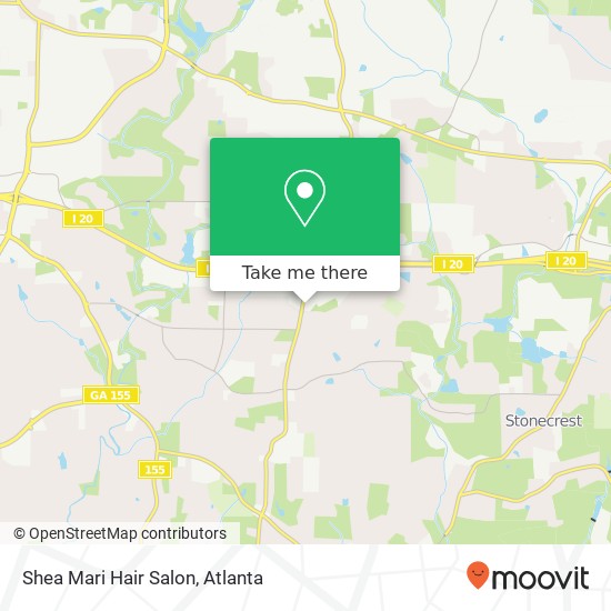 Mapa de Shea Mari Hair Salon