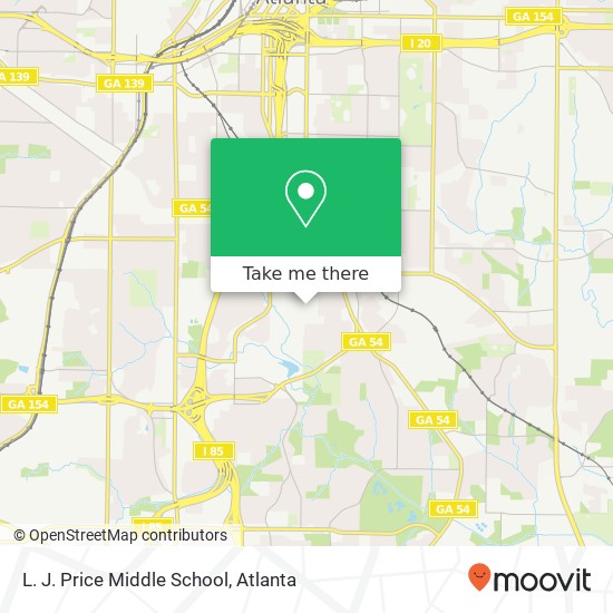 Mapa de L. J. Price Middle School