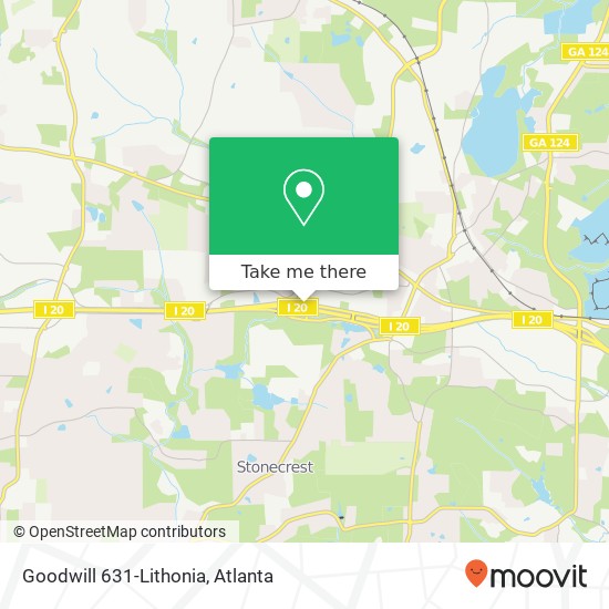 Mapa de Goodwill 631-Lithonia