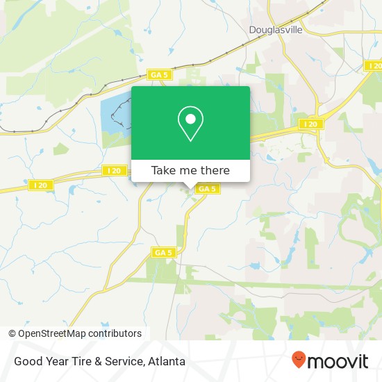 Mapa de Good Year Tire & Service