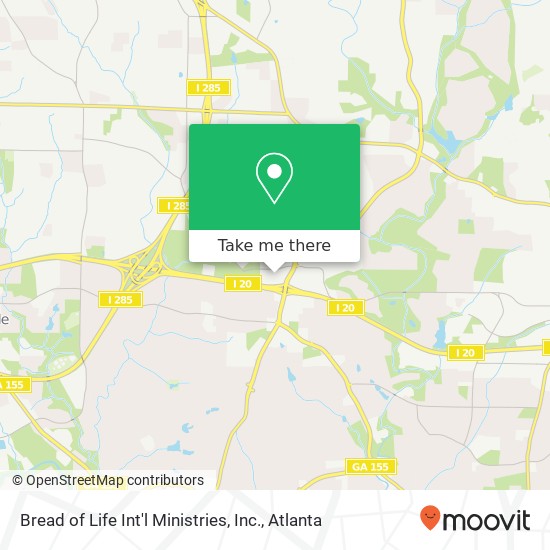 Bread of Life Int'l Ministries, Inc. map