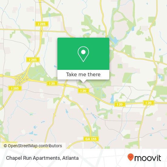 Mapa de Chapel Run Apartments