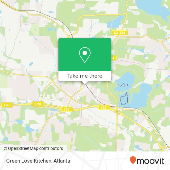 Green Love Kitchen map