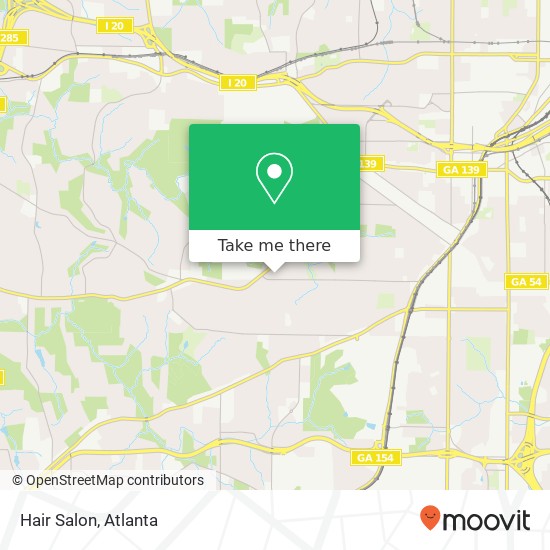 Hair Salon map