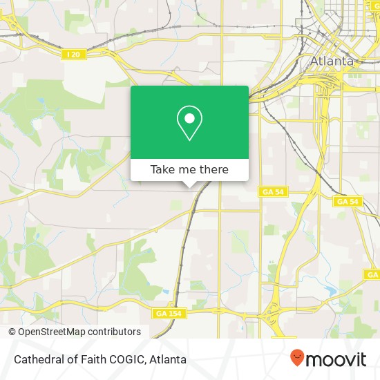 Mapa de Cathedral of Faith COGIC