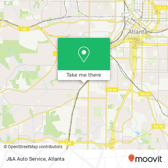 J&A Auto Service map