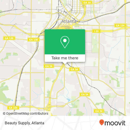 Beauty Supply map