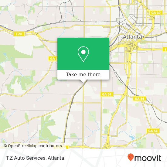 Mapa de T.Z Auto Services
