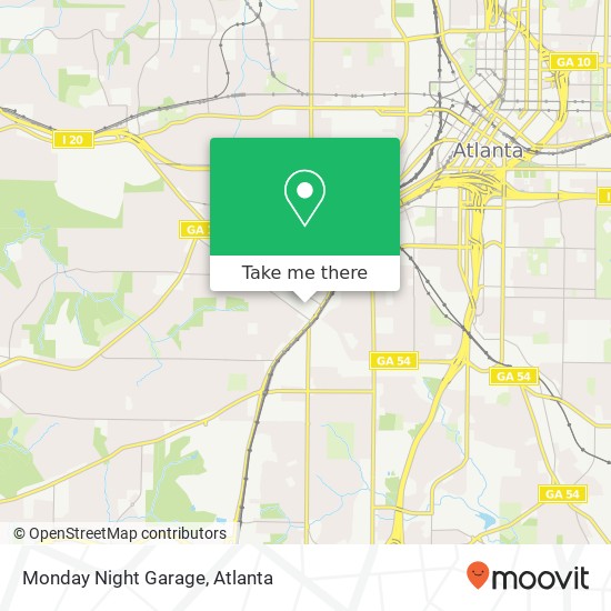 Monday Night Garage map