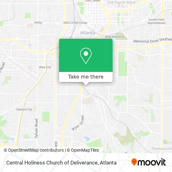 Central Holiness Church of Deliverance map