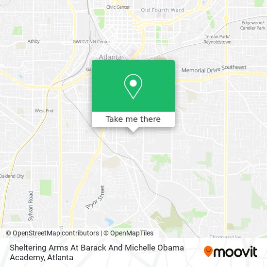 Sheltering Arms At Barack And Michelle Obama Academy map