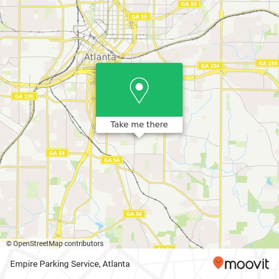 Empire Parking Service map