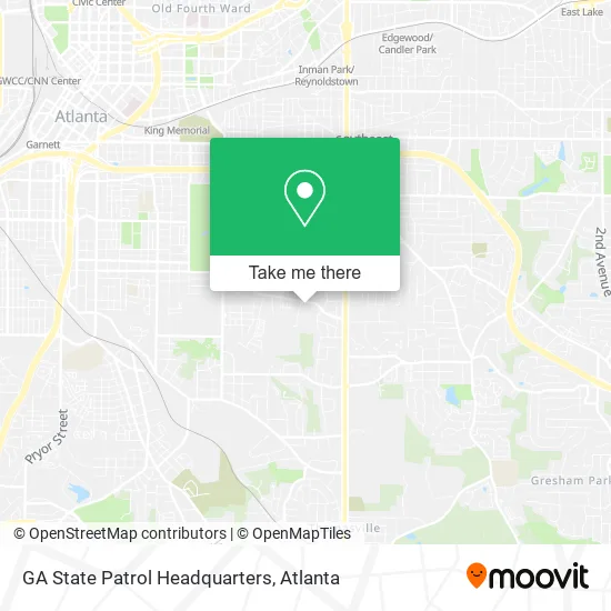 Mapa de GA State Patrol Headquarters