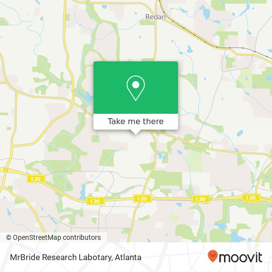 MrBride Research Labotary map