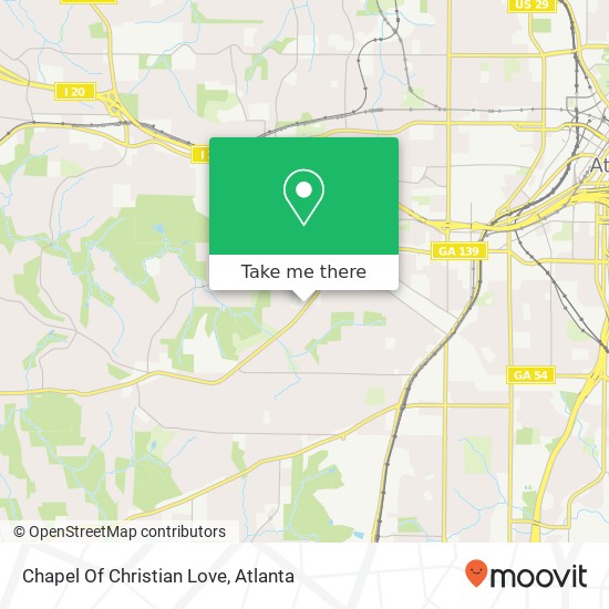 Chapel Of Christian Love map