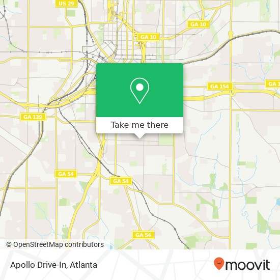 Apollo Drive-In map