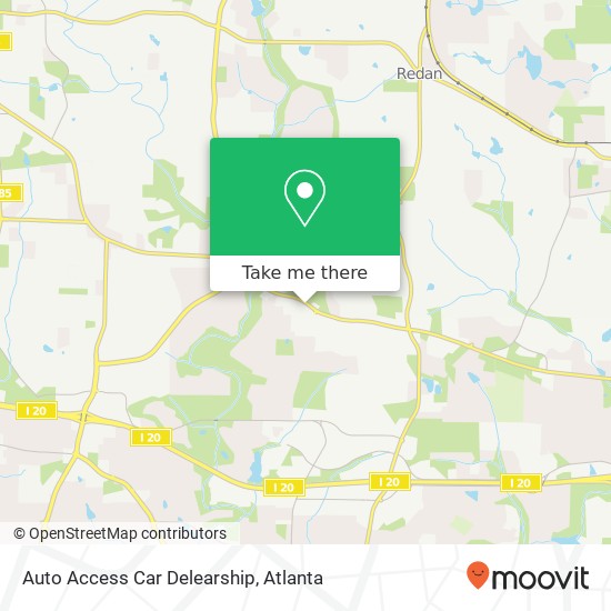 Auto Access Car Delearship map