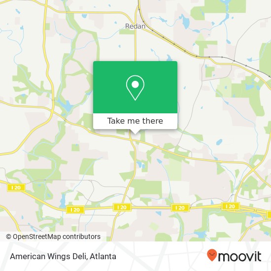 American Wings Deli map