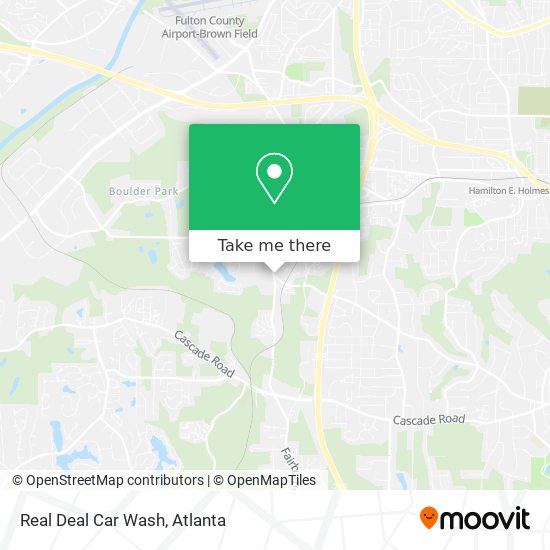 Real Deal Car Wash map