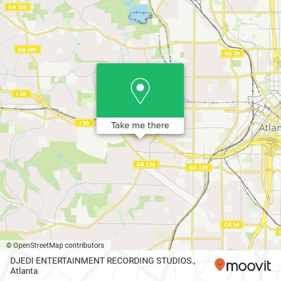 DJEDI ENTERTAINMENT RECORDING STUDIOS. map