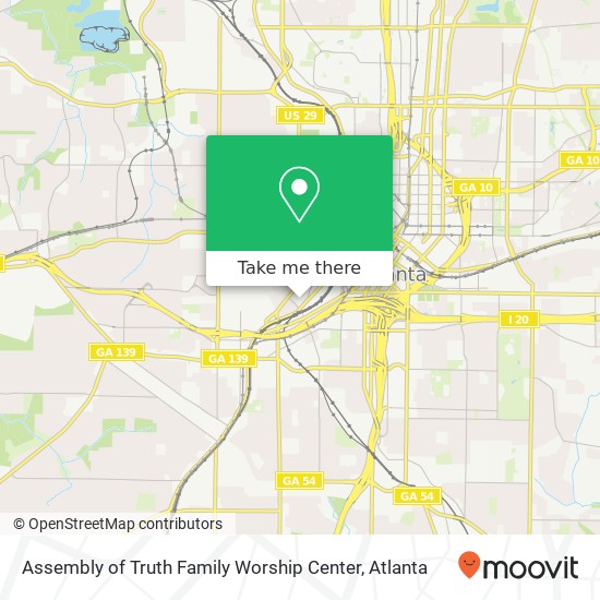 Mapa de Assembly of Truth Family Worship Center