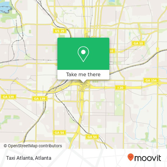 Mapa de Taxi Atlanta