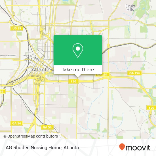 AG Rhodes Nursing Home map