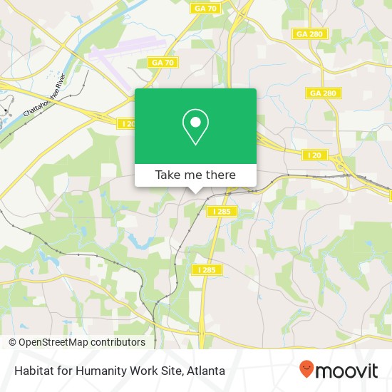 Mapa de Habitat for Humanity Work Site