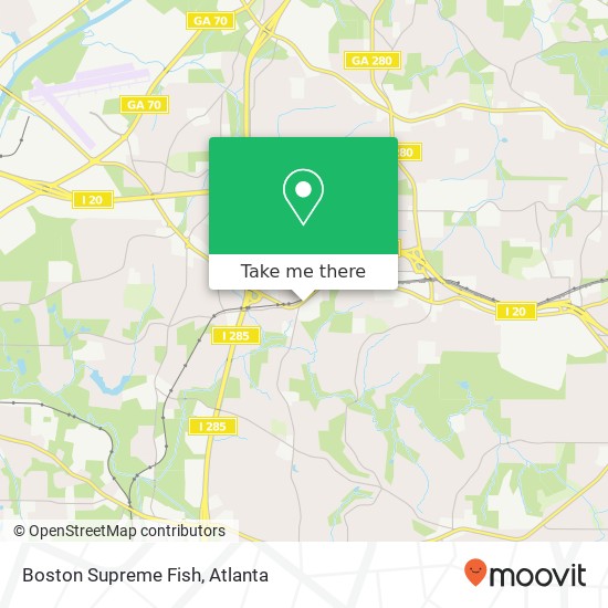 Boston Supreme Fish map