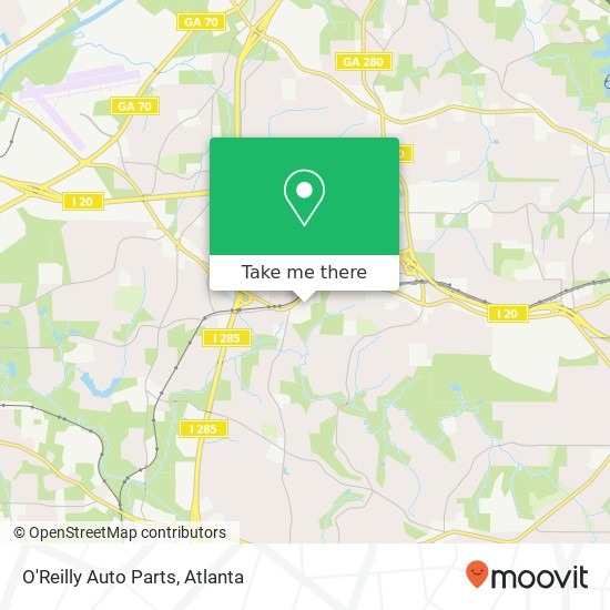 Mapa de O'Reilly Auto Parts