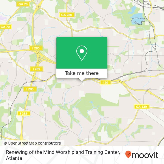 Mapa de Renewing of the Mind Worship and Training Center