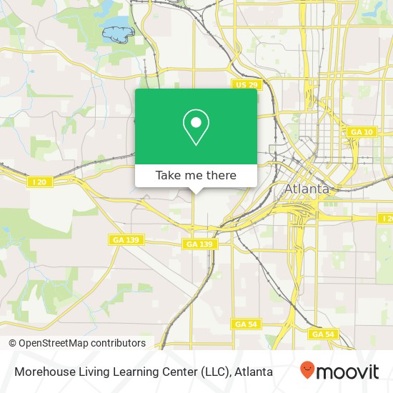 Mapa de Morehouse Living Learning Center (LLC)