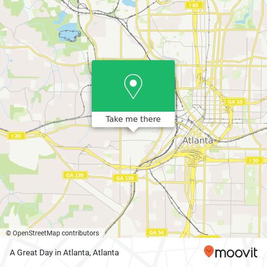 A Great Day in Atlanta map